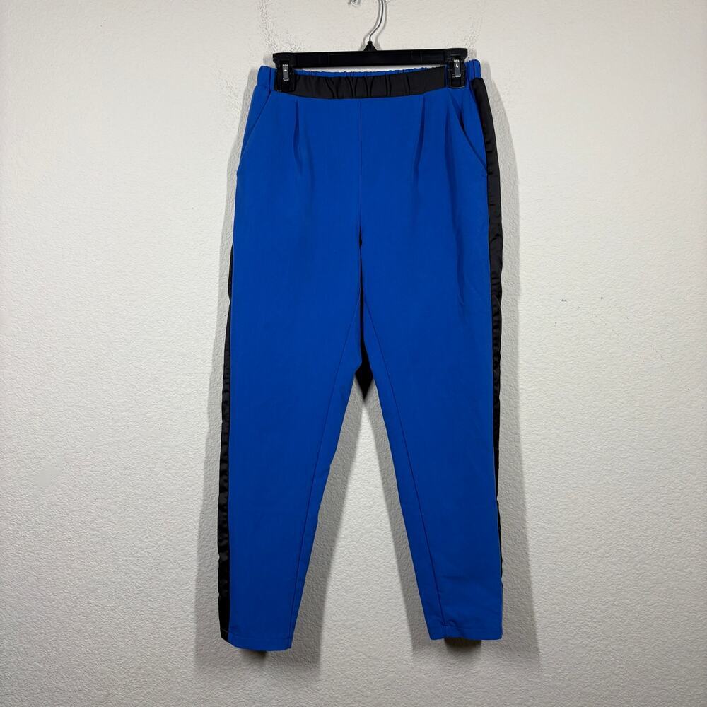 Imperial Special Collection Small Tapered Pants Royal Blue Black Stripe Italy